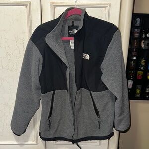 The North Face Black and Gray Fleece Jacket